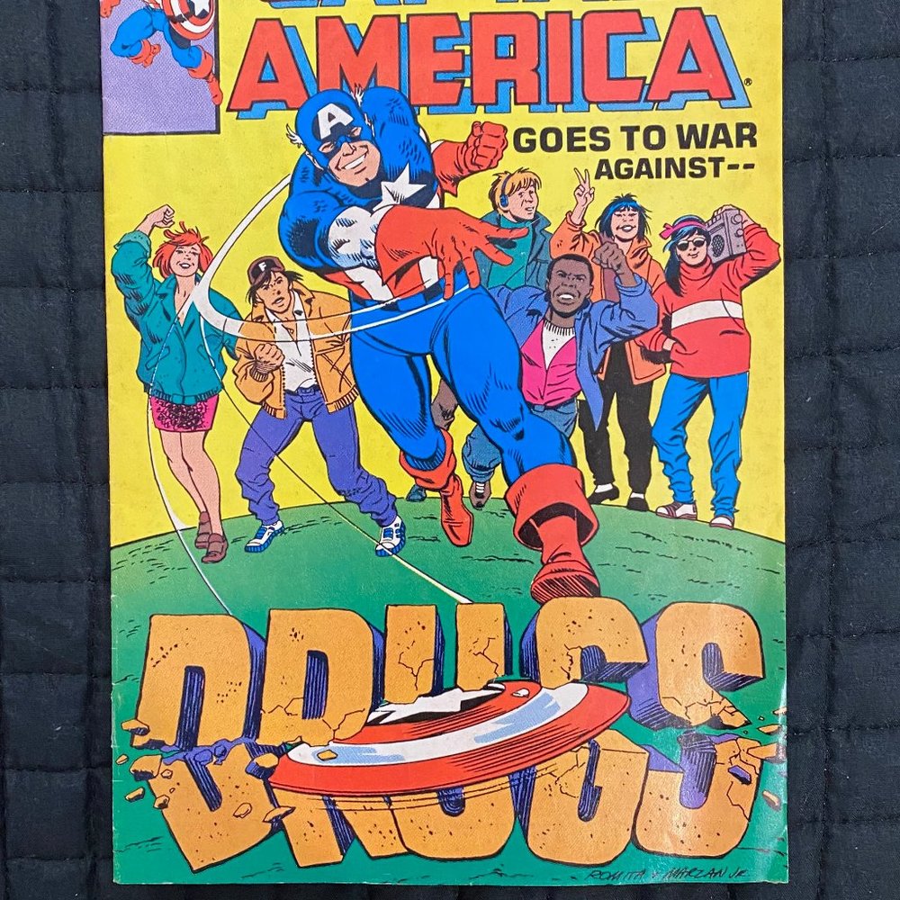 Marvel Comics: Captain America Goes to War Against Drugs Vol. 1, #1, 1990